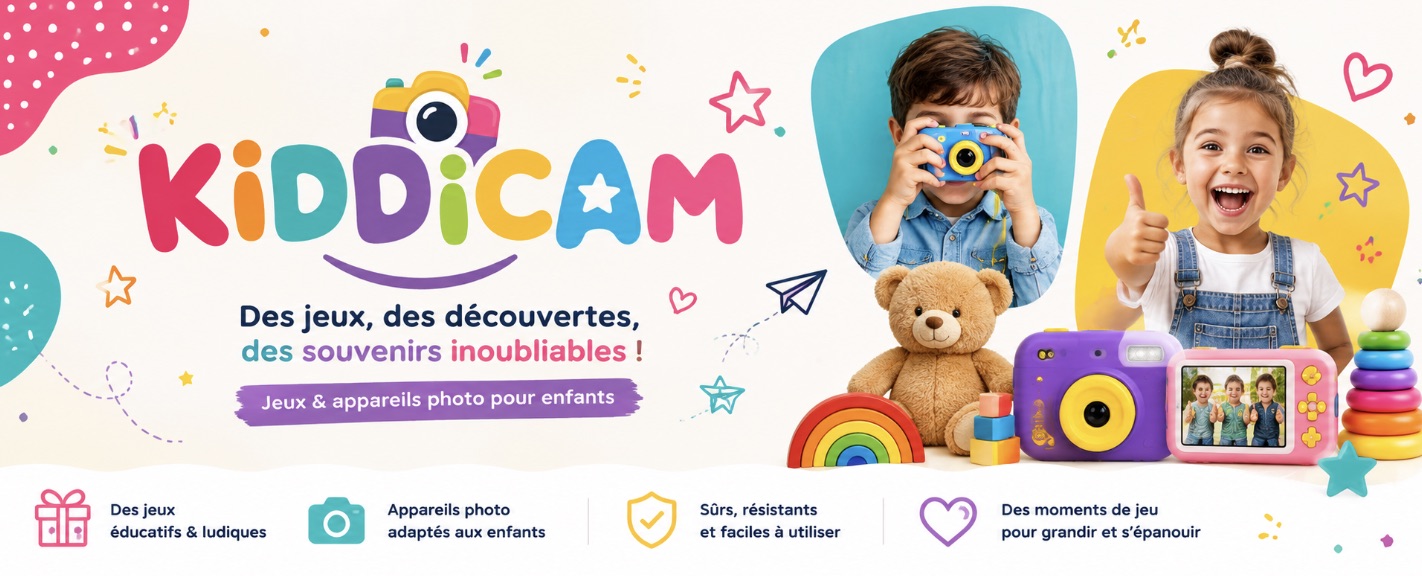 KiddiCam — des jeux, des découvertes, des souvenirs inoubliables