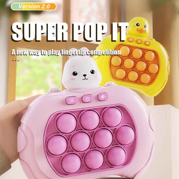 Jeu anti-Stress Lumineux - Un Savant Mélange de Simon et PopIt pour le Bonheur des Petits et des Grands
