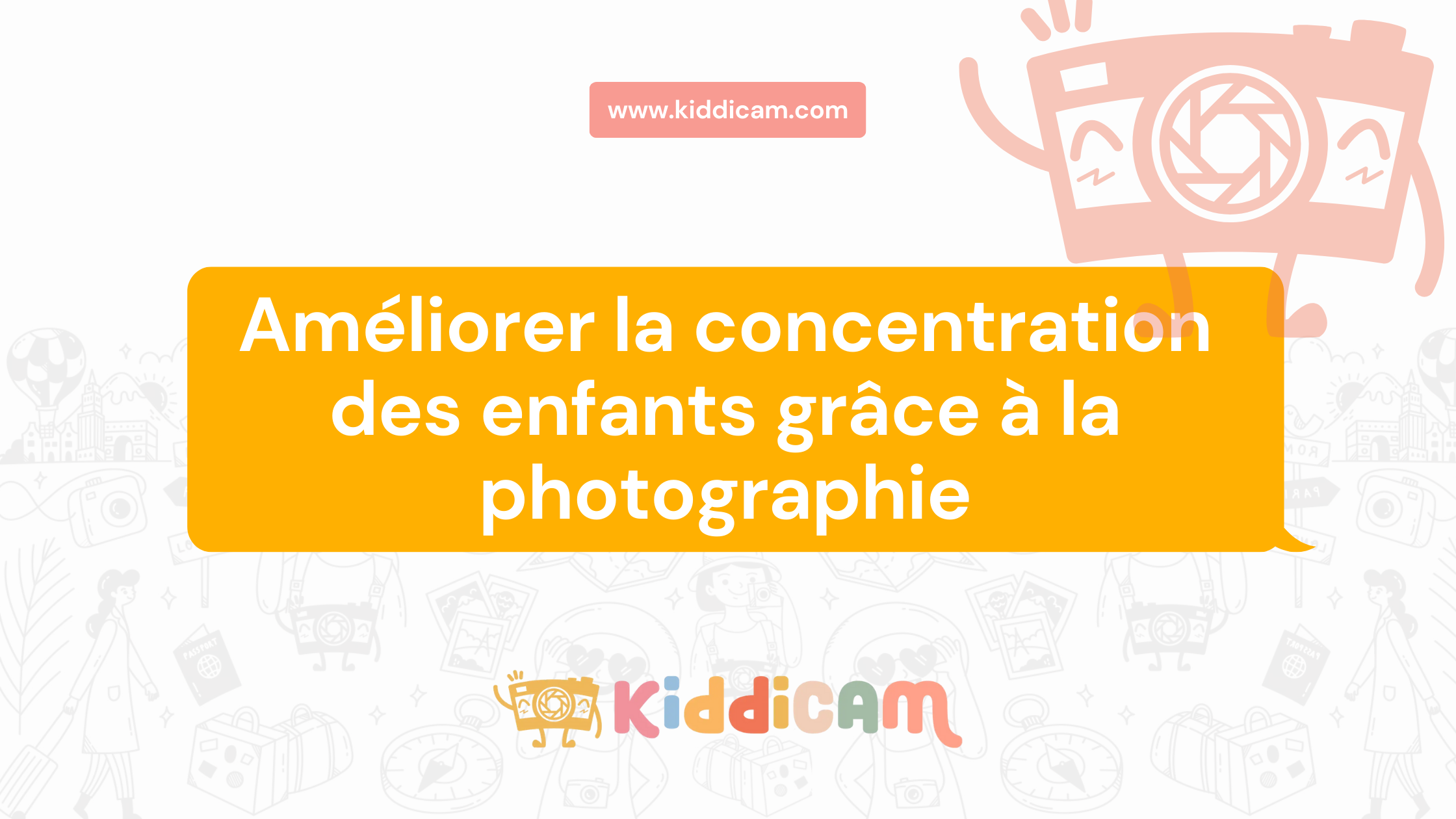 Améliorer la concentration des enfants grâce à la photographie