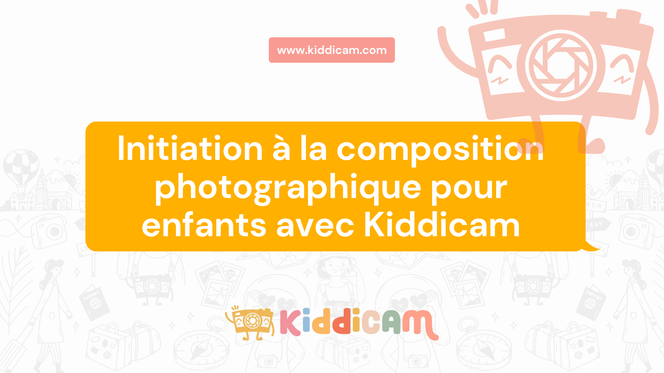 Initiation à la composition photographique pour enfants avec Kiddicam