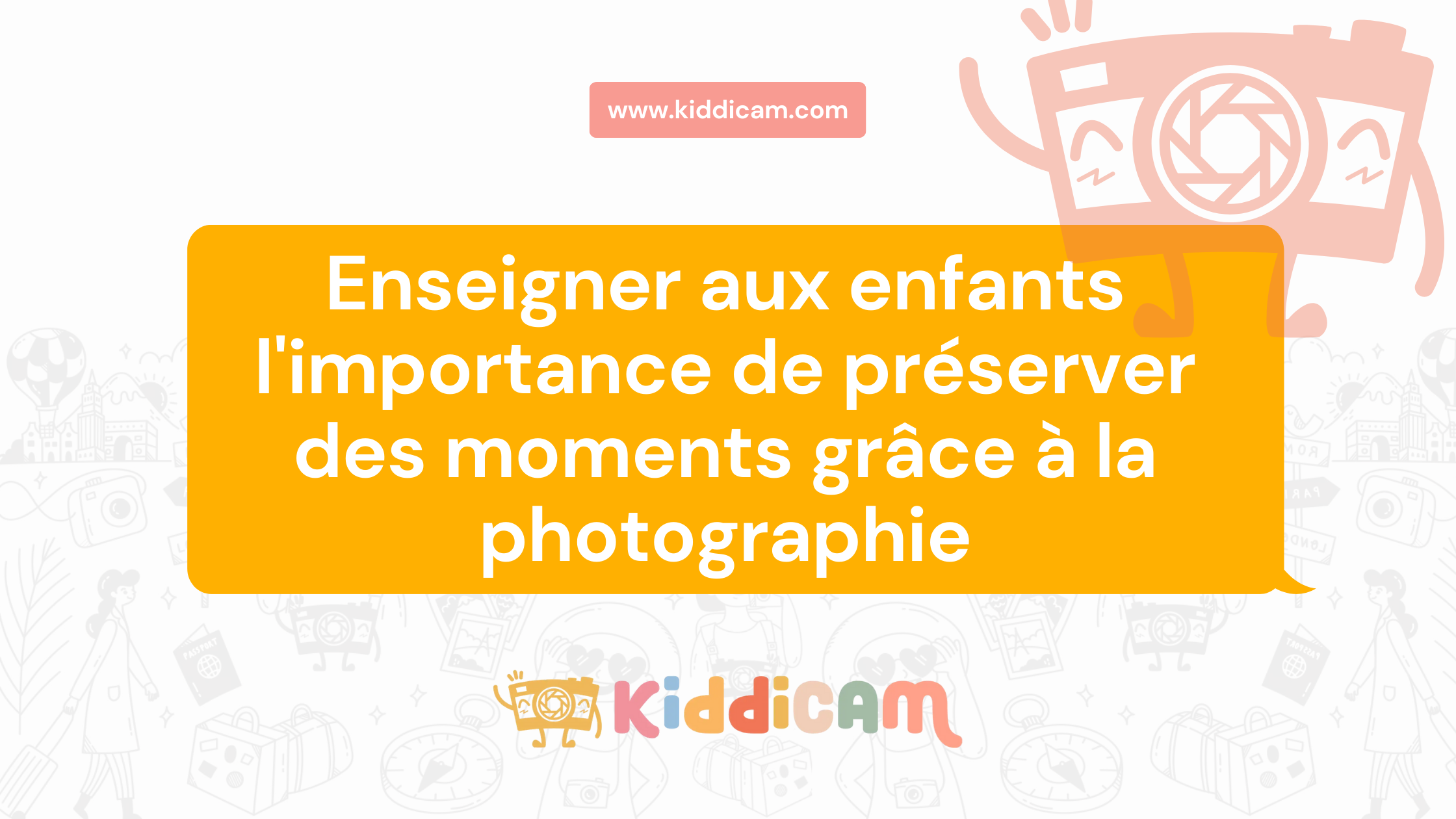 Enseigner aux enfants l'importance de préserver des moments grâce à la photographie